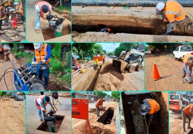 enacal, managua, tuberias de agua, agua potable, sectores publicos, nicaragua, renovacion de tuberias