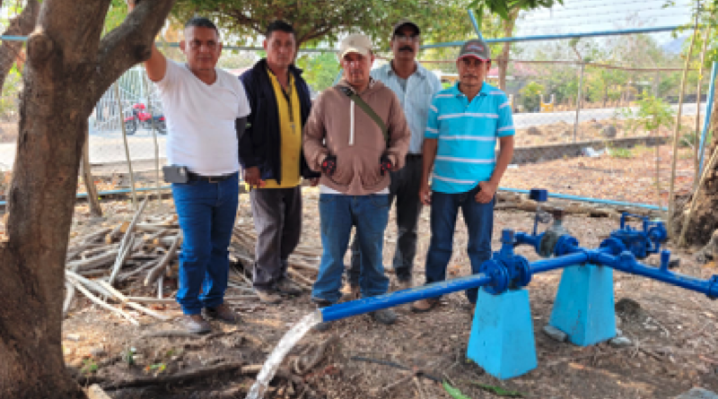 nicaragua, boaco, san Lorenzo, enacal, sistema de agua, familias