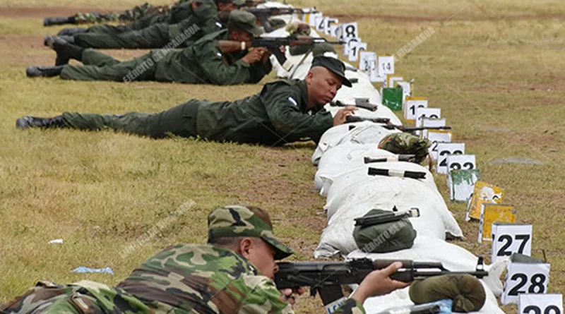 ejercito de nicaragua, infantería, armas