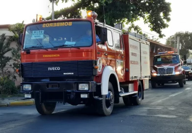 estacion de bomberos, bomberos, camiones de bomberos, nicaragua, managua,