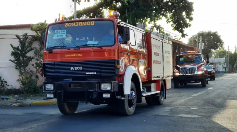 estacion de bomberos, bomberos, camiones de bomberos, nicaragua, managua,