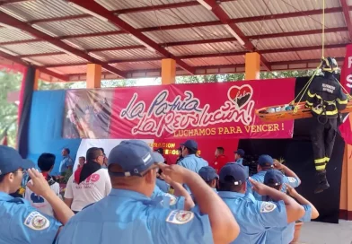 inauguración, estación de bomberos, Villa Progreso, Managua, nueva estación de bomberos, seguridad,