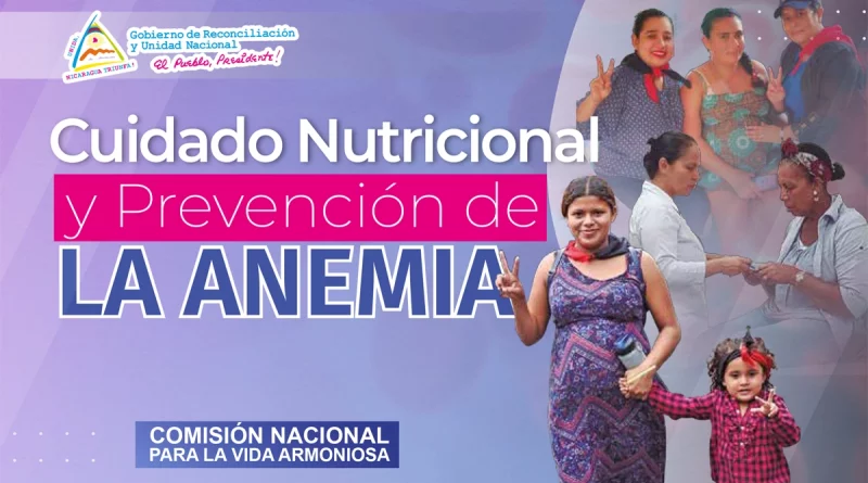 minsa, cartilla nutricional, salud, prevencion, anemia, managua, nicaragua