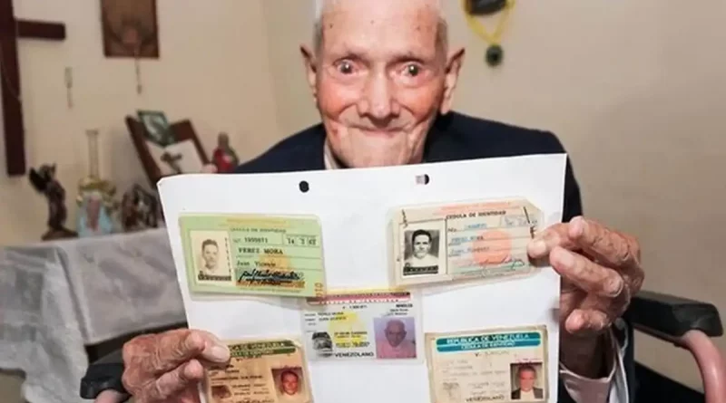 muere, fallece, hombre más longevo del mundo, récord guinness, venezolano, Juan Vicente Perez, 114 años,