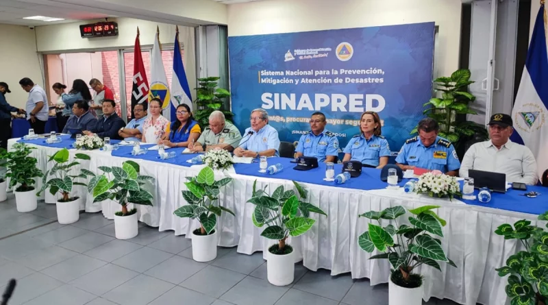 ineter, managua, sinapred, invierno seguro, plan nacional, policia nacional