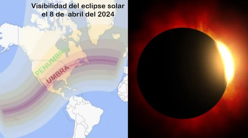 trayectoria, eclipse solar total, ver, paises, Nicaragua, hora de inicio, apreciación, fenómeno natural, países,