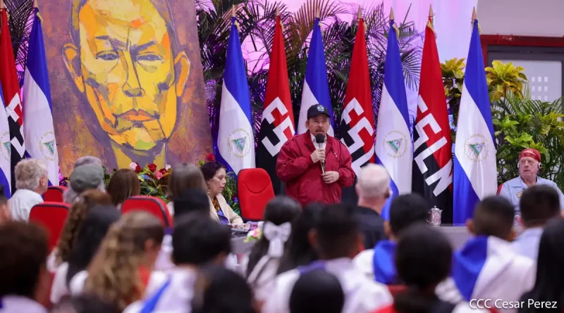 rosario murillo, vicepresidenta de nicaragua, discurso rosario murillo, rosario murillo 30 de abril del 2024, daniel ortega, tomas Borge, frente sandinista, héroes y mártires,