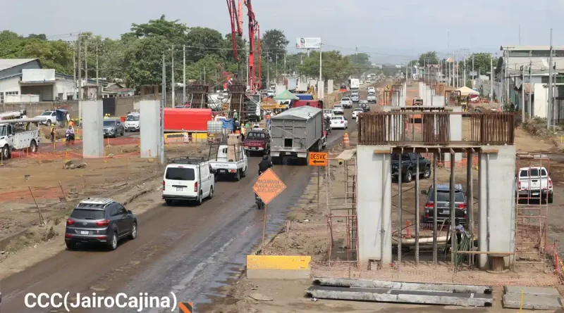 alcaldia de managua, pista juan pablo II, managua, nuevas carreteras, paso a desnivel, fidel moreno,