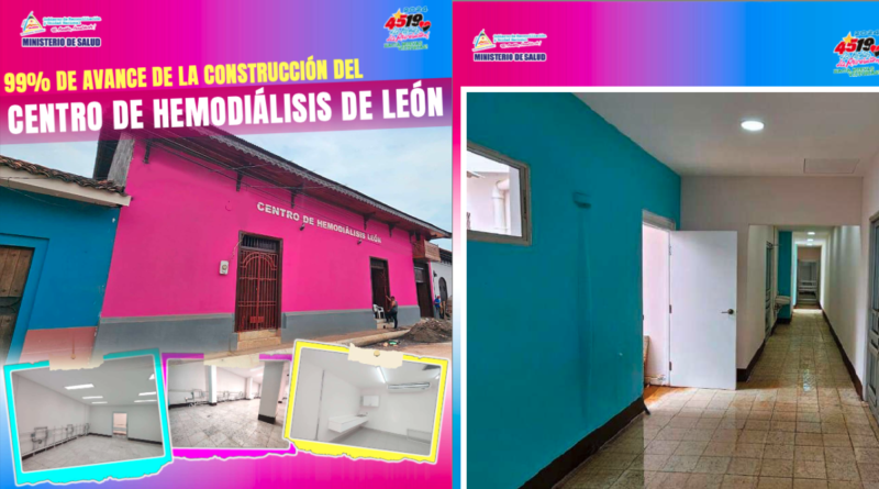 nicaragua, construccion, centro de hemodialisis, leon