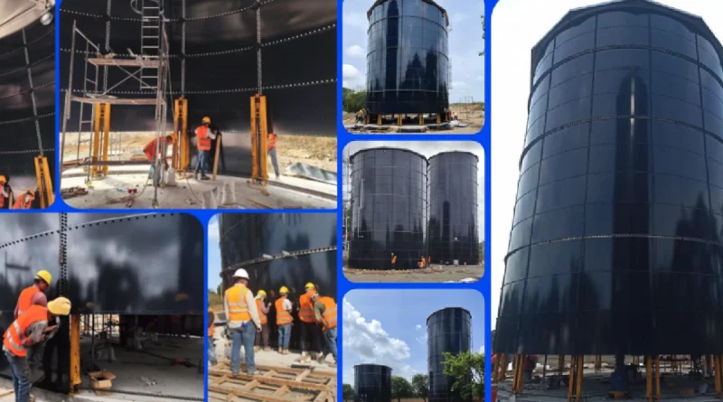 nicaragua, jinotepe, tanques de agua, construcción, agua potable