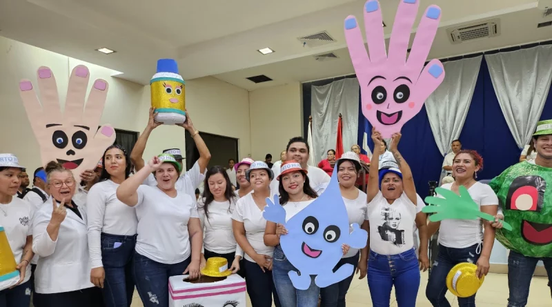 nicaragua, dia mundial del lavado de manos, higiene, evento educativo