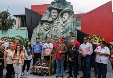 Asamblea Nacional, Managua, General Sandino, conferencia, legado antiimperialista, monumento, ofrenda floral,