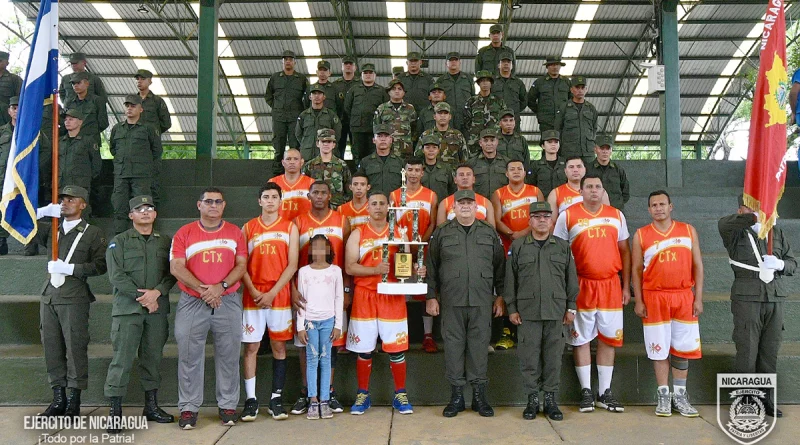 nicaragua, campeonato de baloncesto, ejercito de nicaragua,