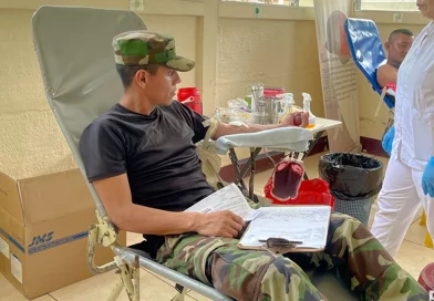 nicaragua, donacion de sangre, chontales, ejercito de nicaragua,