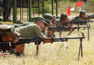 nicaragua, ejercito de nicaragua, armas de infanteria, ejercicio de tiro, armas