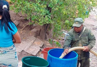 ejercito de nicaragua, agua potable, condega, esteli