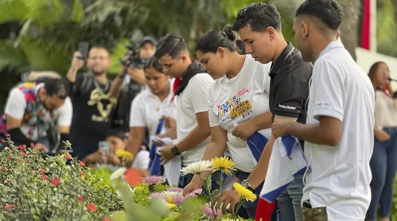 juventud sandinista. managua, dia de la dignidad nacional, general sandino