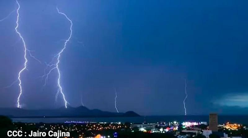 clima, tormentas electricas, lluvias ligeras, managua, nicaragua