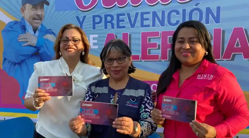 minsa, nicaragua, cartilla alergias, prevencion enfermedades,