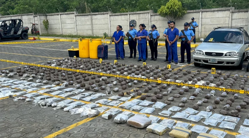nicaragua, policia nacional, marihuana, managua, incautacion,