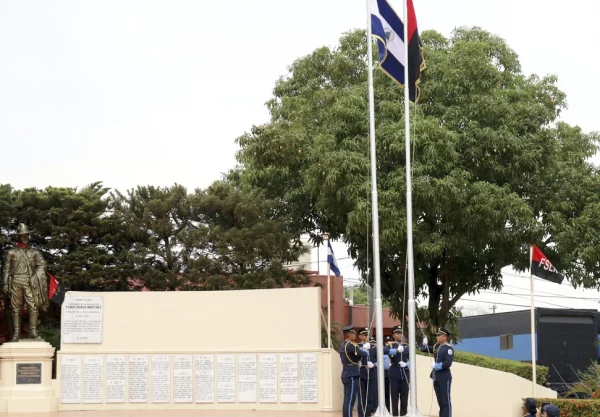 policia de nicaragua, general sandino, dia de la dignidad nacional, managua