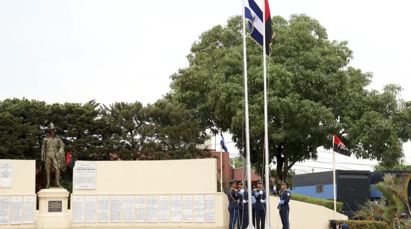 policia de nicaragua, general sandino, dia de la dignidad nacional, managua