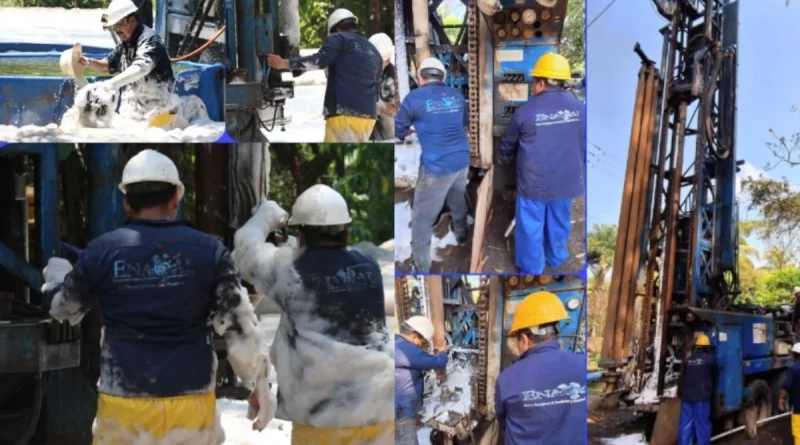 san marcos, carazo, nicaragua, enacal gobierno de nicaragua, construcción de pozo, nicaragua, agua potable,