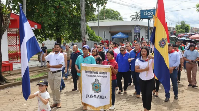 caminata, universidad en el campo, nueva gunea, unan managua,