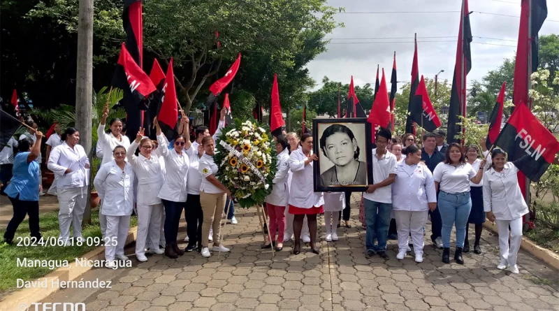 nicaragua, bertha calderon, homenaje, paso a la inmortalidad,