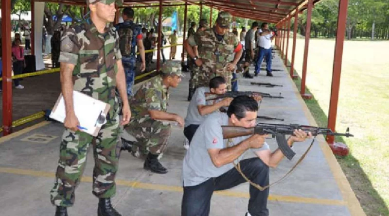 ejercito de nicaragua, armas infantería, finca el tamarindo