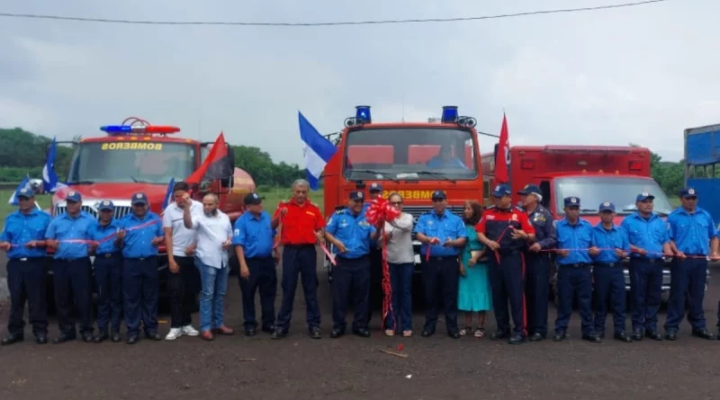 chichigalpa, chinandega, nicaragua, ministerio del interior, bomberos unidos, gobierno de Nicaragua, estacionalidad de bomberos,