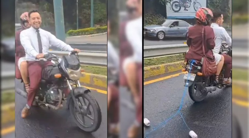guatemala, recien casados, redes sociales, paseo en moto,