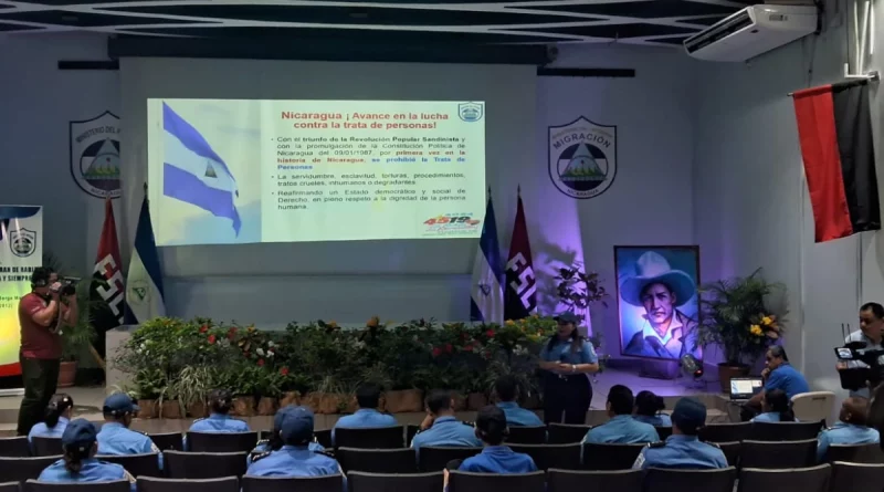 nicaragua. capacitacion de docentes, ministerio del interior, lucha, trata de personas, capacitación, docentes, migración y extranjería
