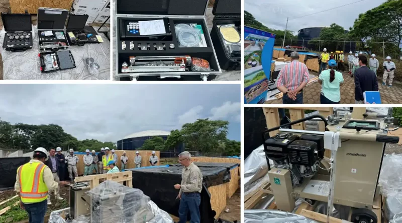 ENACAL, equipo, Japón, Nicaragua, cooperación, reducir pérdida de agua, equipamiento especializado, recibe,
