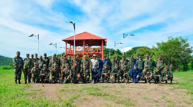 ejercito de nicaragua, mateare, marena, mined, managua, reforestacion