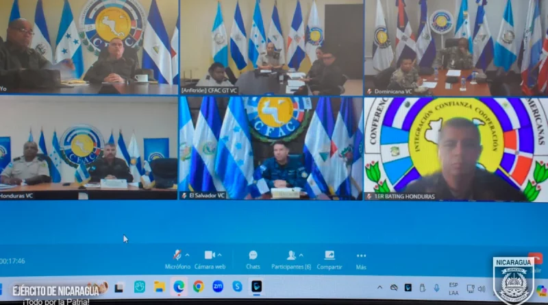 nicaragua, ejercito de nicaragua, reuniones metodológicas