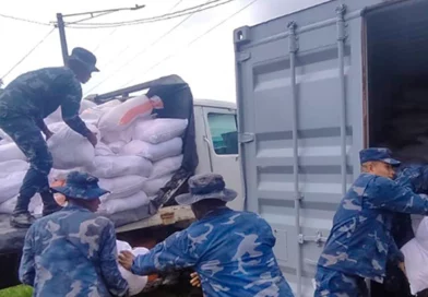 nicaragua, costa caribe sur, ejercito de nicaragua, paquetes alimenticios