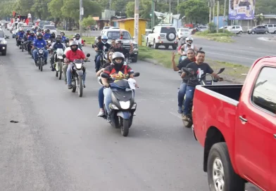 familias, Managua, distrito VI, diana, Ministrio de Interior, celebran, 45 aniversario, 45/19, Revolución Sandinista, Frente Sandinista,