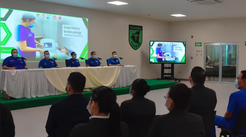nicaragua, hospital militar, lanzamiento de la unidad, cirugía plástica, dermatooncologia