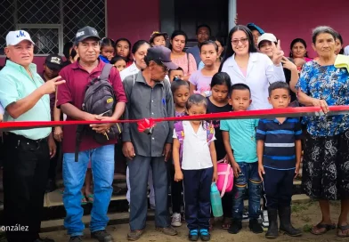 MINSA, comunidad San Antonio, pueto de salud, salud, inauguración, mejoras, celebración, 45 aniversario, triunfo de la Revolución Sandinista, pobladores,