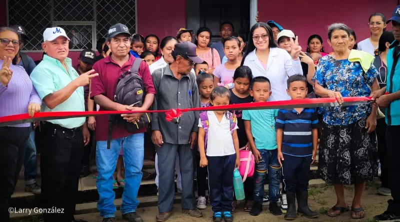 MINSA, comunidad San Antonio, pueto de salud, salud, inauguración, mejoras, celebración, 45 aniversario, triunfo de la Revolución Sandinista, pobladores,
