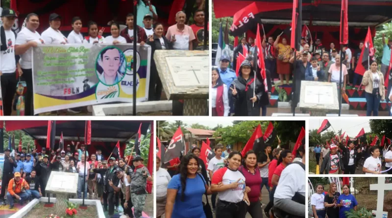 bonanza, heroes y martires, homenaje, militancia sandinista, salto grande de bonanza, revolucion sandinista,