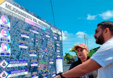 alcaldia de managua, reyna rueda, calles para el pueblo, nicaragua, lomas de guadalupe,