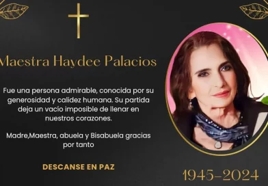 Haydee Palacios, folklore nicaraguense, nicaragua, fallece, muere, academia Haydee Palacios,