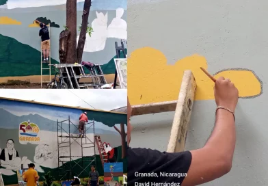 nicaragua, granada, mural histórico, aniversario, cultura