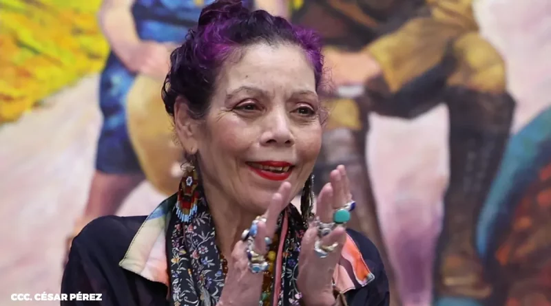 rosario murillo, vicepresidenta nicaragua, comandante, gaspar garcia, homenaje