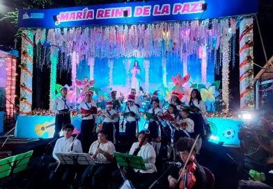 mined, nicaragua, virgen maria, homenaje, concierto, avenida bolivar a chavez,