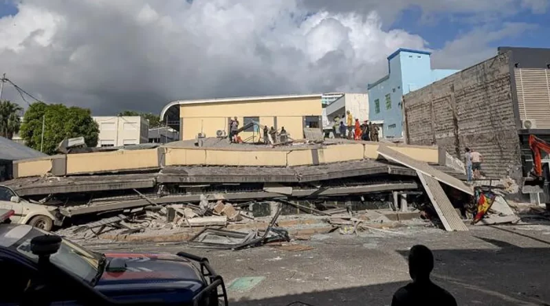 terremoto, sisimo, isla, Vanuatu, pacifico, provoca, daños, derrumbe, edificios,