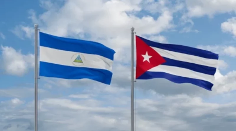 bandera de cuba, bandera de nicaragüa, nicaragüa, gobierno de nicaragüa, embajadora de cuba, mensaje de cancillería,