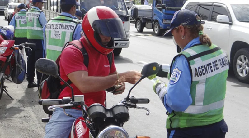 policia de nicaragua, plan de emergencia, acciones, seguridad vial, direccion de transito nacional,